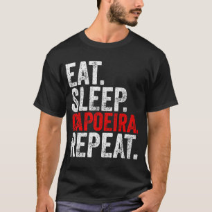 Martial Ninja Kostüm essen Sleep Capoeira Wiederho T-Shirt