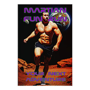Martian Fun Run - Ihr nächstes Abenteuer Poster