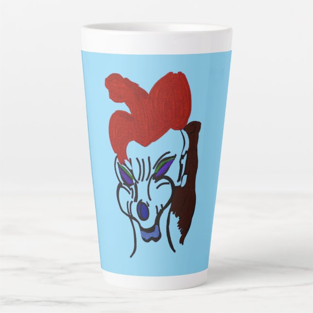 Martian Hound Large Mug Milchtasse (Vorderseite)