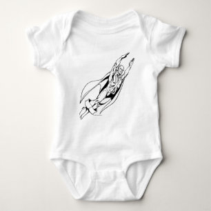 Martian Manhunter fliegt 4 Baby Strampler