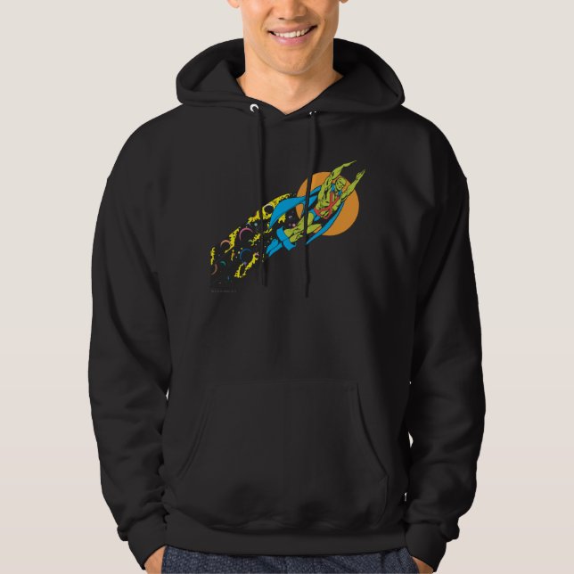 Martian Manhunter nimmt Flug Hoodie (Vorderseite)