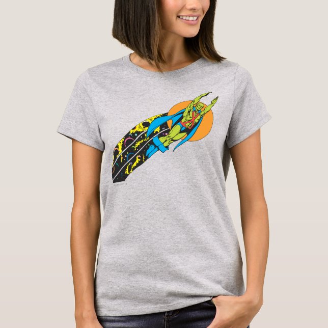 Martian Manhunter nimmt Flug T-Shirt (Vorderseite)