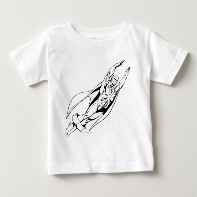 Martian Manhunter Soars 4 Baby T-shirt (Vorderseite)