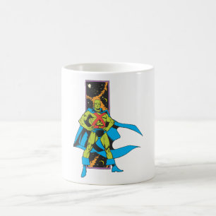 Martian Manhunter & Space Background Kaffeetasse