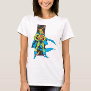 Martian Manhunter & Space Background T-Shirt