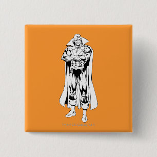 Martian Manhunter Stehende Kontur Button