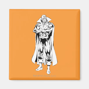 Martian Manhunter Stehende Kontur Magnet