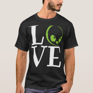 Martian Outer Space UFO Planeten glauben an fliege T-Shirt