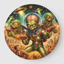 Martianisches Chaos Retro-Sci-Fi