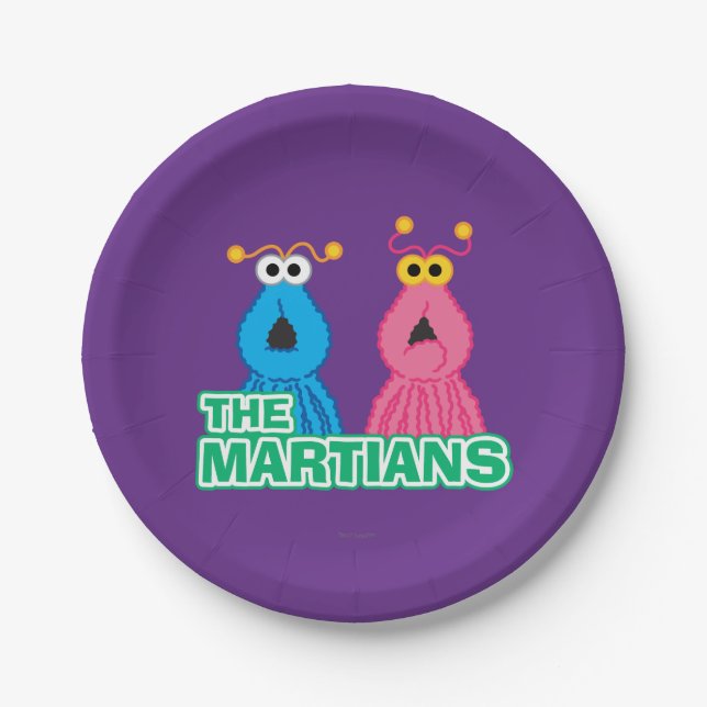 Martians Classic Style Pappteller (Vorderseite)