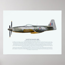 Martin -Baker MB5 Poster