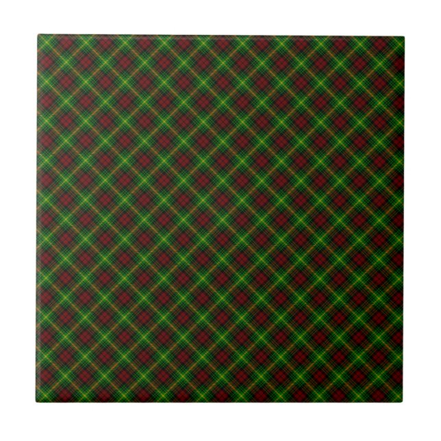 Martin Clan Tartan Scottish Design Fliese (Vorderseite)