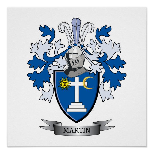 Martin Coat of Arms Poster (Vorderseite)