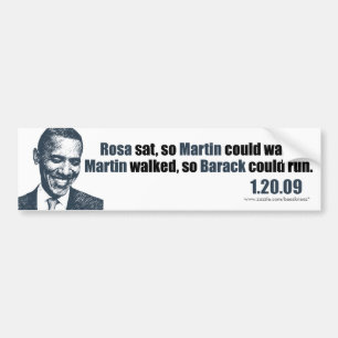 Martin ging, also könnte Barack laufen Autoaufkleber