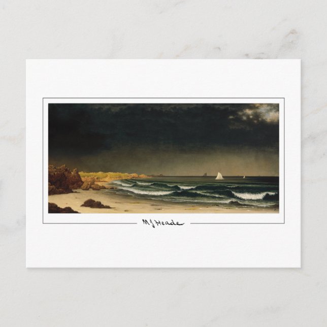 Martin Johnson Heade #20 - Fine Art Postcard Postkarte (Vorderseite)
