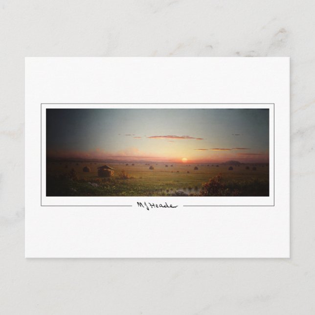 Martin Johnson Heade #77 - Fine Art Postcard Postkarte (Vorderseite)