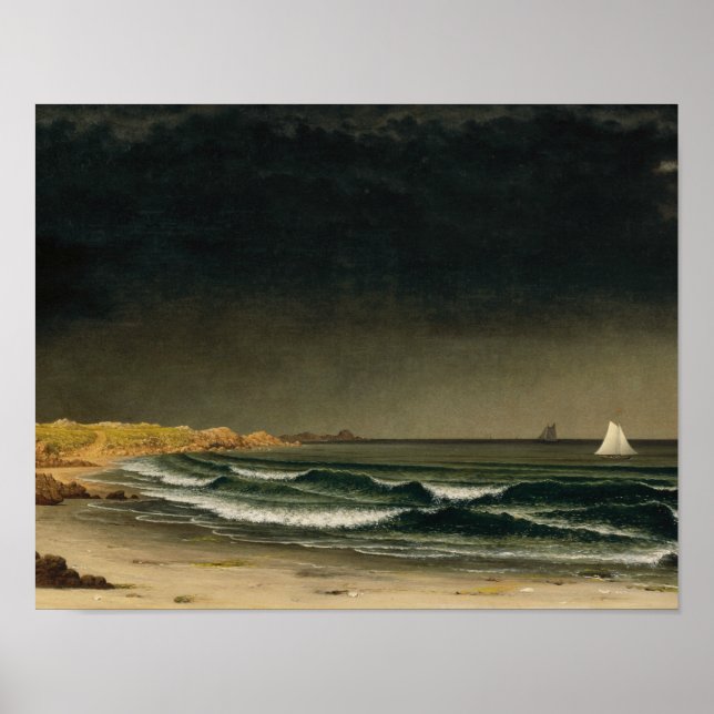 Martin Johnson Heade - Approaching Storm Poster (Vorne)