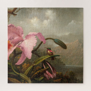 Martin Johnson Heade - Orchidee und Kolibri