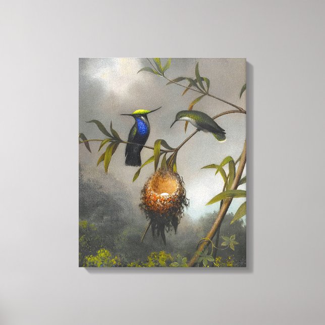 MARTIN JOHNSON HEADE - Plovercrest mit schwarzer B Leinwanddruck (Vorderseite)