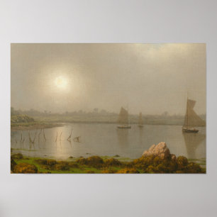 Martin Johnson Heade - York Harbour, Küste Maine Poster