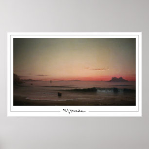 Martin Johnson Heade Zedign Affiche d'art #254