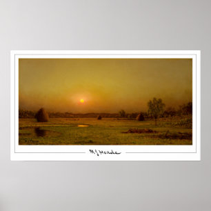 Martin Johnson Heade Zedign Art Poster #114