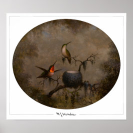Martin Johnson Heade Zedign Art Poster #131