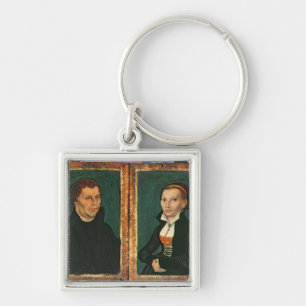 Martin Luther, Katharina von Bora, c.1526 Schlüsselanhänger