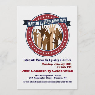 Martin Luther King Intertrust Celebration Invite Einladung