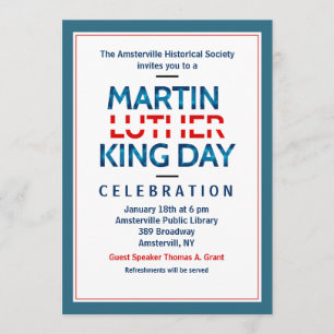 Martin Luther King Jr. Invitation