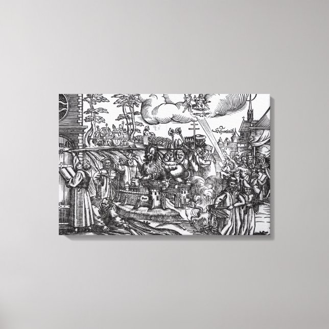 Martin Luther Leinwanddruck (Vorderseite)