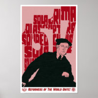 Martin Luther Poster de Réforme Anniversaire 1517