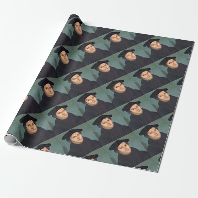 Martin Luther Protestant Reformation Geschenkpapier (Ungerollt)