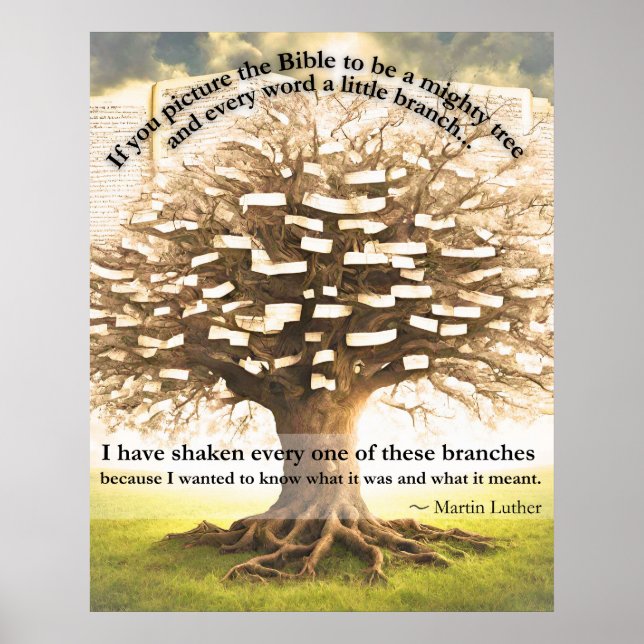 Martin Luther Zitat-Poster Poster (Vorne)