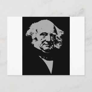 Martin Van Buren Postkarte