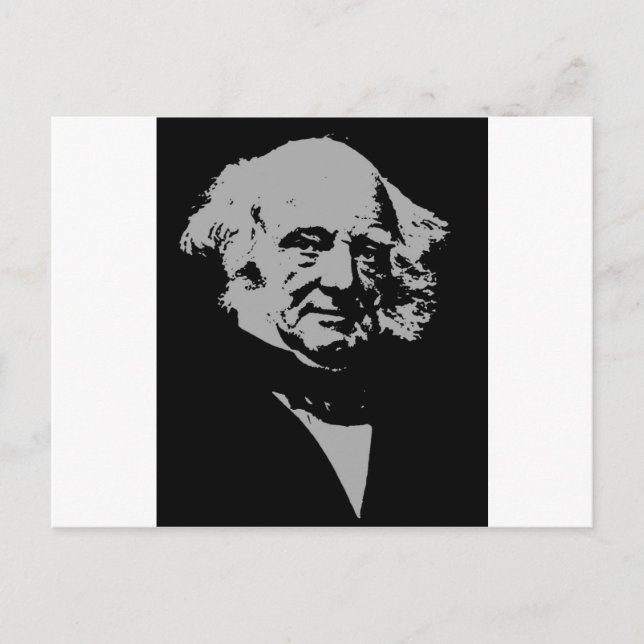 Martin Van Buren Postkarte (Vorderseite)