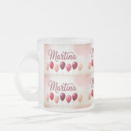 Martina Name Balloons Frosty Tasse
