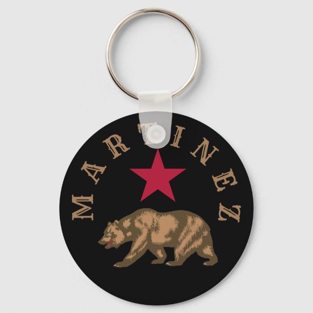 Martinez, California Keychain Schlüsselanhänger (Vorderseite)