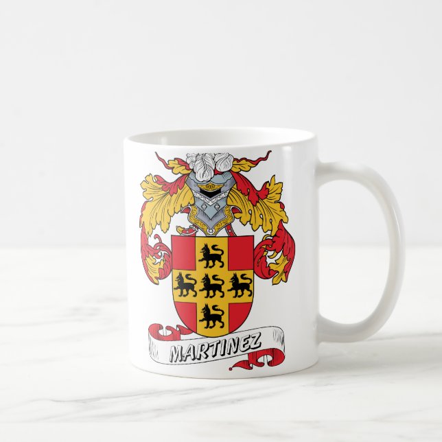 Martinez-Familienwappen Kaffeetasse (Rechts)