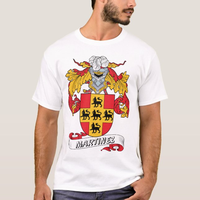 Martinez-Familienwappen T-Shirt (Vorderseite)