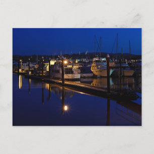 Martinez Marina bei Morgendämmerung Postcard Postkarte