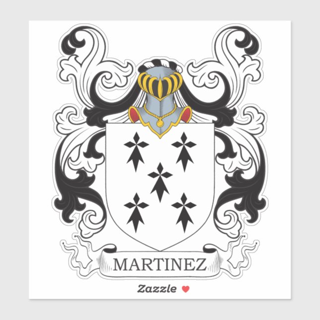 Martinez-Wappen Aufkleber (Blatt)