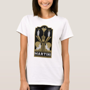 Martini Art Deco T-Shirt