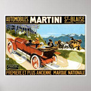 Martini-Automobile Poster