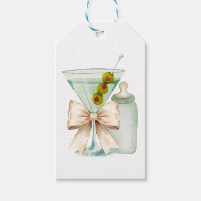 Martini Baby  Geschenkanhänger (Vorderseite)