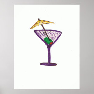 Martini Bachelorette/Junggeselinnen-Abschied-Gesch Poster
