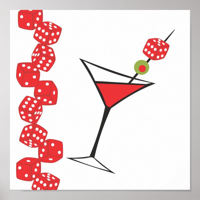 Martini Bar Poster (Vorne)