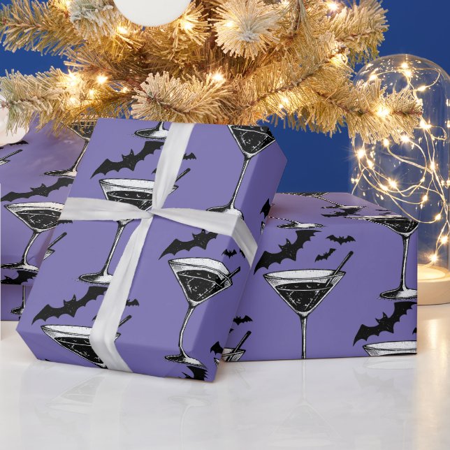 Martini Bats Geschenkpapier (Feiertage)