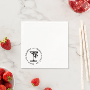 Martini Bow Serviette