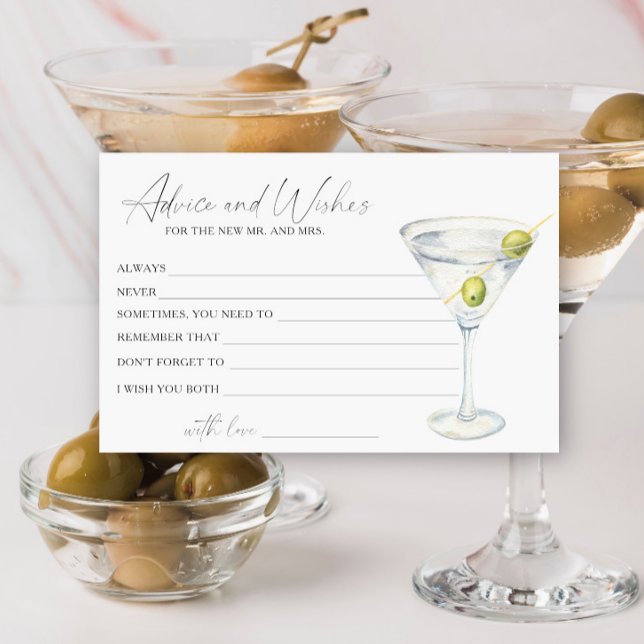 Martini-Brautparty-Beratung und Wünsche Briefpapier (Von Creator hochgeladen)